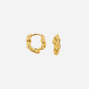Camille Brinch Small Levitate Crush Hoops Guld