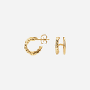 Camille Brinch Small Twin Essentia Hoops Guld