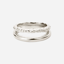 Camille Brinch Twin Essentia Ring Sølv