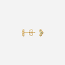 Camille Brinch Wavy Gem Dots Stud Earrings Gold