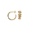 Camille Brinch Blurry Layers Hoops Guld