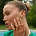 Camille Brinch Contrast Stud Earrings Sølv