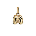 Camille Brinch Letter Puffer Charm M Guld