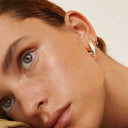 Camille Brinch Medium Basic Hoops Sølv