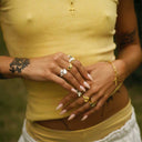 Camille Brinch Medium Contrast Ring Guld