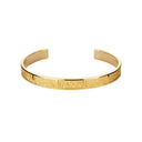 Camille Brinch Medium Tekstur Bangle Gold