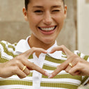 Camille Brinch Shiny BFF Sparkly Ring Gold