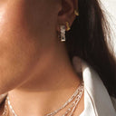 Camille Brinch Small Blurry Layers Earrings Guld