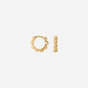 Camille Brinch Small Dots Hoops Gold - J BY J Fashion