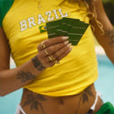 Camille Brinch Small Fusion Contrast Ring Guld