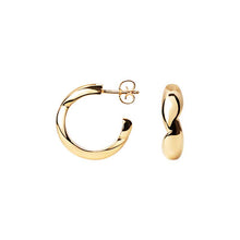 Camille Brinch Small Puffer Hoops Guld
