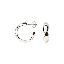 Camille Brinch Small Puffer Hoops Sølv