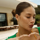 Camille Brinch Sparkly BFF Stud Earrings Gold