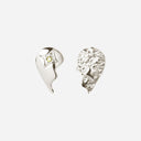 Camille Brinch Sparkly BFF Stud Earrings Silver
