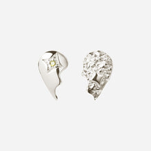 Camille Brinch Sparkly BFF Stud Earrings Silver