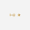Camille Brinch Sparkly Star Stud Earrings Gold