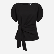 Co Couture AcileCC Pleat SS Blouse Black