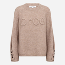 Co Couture AelleCC LS Knit Walnut