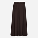 Co Couture AliniCC Anya Pleat Skirt Dark Brown