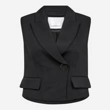 Co Couture Alini Wrap vest i sort-1