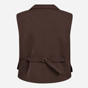 Co Couture AliniCC Wrap Vest Dark Brown