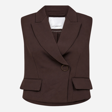 Co Couture Alini Wrap vest i brun-1