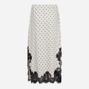 Co Couture AmeliCC Dot Lace Skirt Off White
