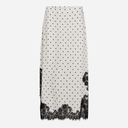 Co Couture AmeliCC Dot Lace Skirt Off White
