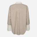 Co Couture AvaraCC Stripe Shirt Bone/Brown