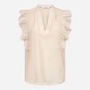 Co Couture AviCC Lace SS V-Top Mink