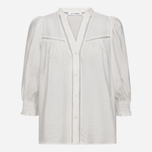 Co Couture CallumCC Lace Puff V-Shirt White