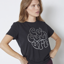Co Couture Co'coutureCC Foil Tee Black