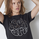 Co Couture Co'coutureCC Foil Tee Black