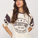 Co Couture ConfidentCC Box Tee Chocolate Plum
