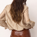 Co Couture DelinCC Balloon Emb Shirt Mink