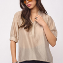 Co Couture DelinCC SS Shirt Mink