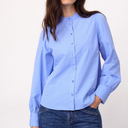 Co Couture ElonaCC Check Shirt Pale Blue