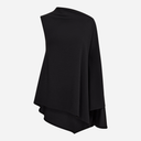 Co Couture FalconCC Drape Top Black