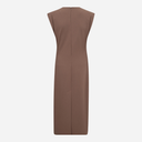 Co Couture FalconCC Pleat Dress Walnut