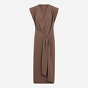Co Couture FalconCC Pleat Dress Walnut