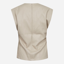 Co Couture GittCC Pleat Top Bone