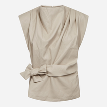Co Couture GittCC Pleat Top Bone