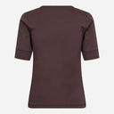 Co Couture GrannyCC SS Tee Chocolate Plum