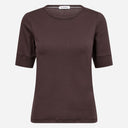 Co Couture GrannyCC SS Tee Chocolate Plum