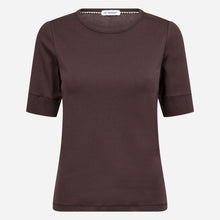 Co Couture GrannyCC SS Tee Chocolate Plum