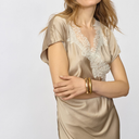 Co Couture IdunCC Asym Lace Dress Bisquit