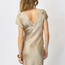 Co Couture IdunCC Asym Lace Dress Bisquit