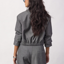 Co Couture JackyCC Crop Blazer Mid Grey