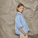 Co Couture KaioCC Stripe SS Shirt Pale Blue