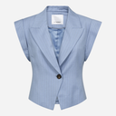 Co Couture KianaCC Pin Vest Pale Blue